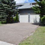 Exposed Concrete Driveway 